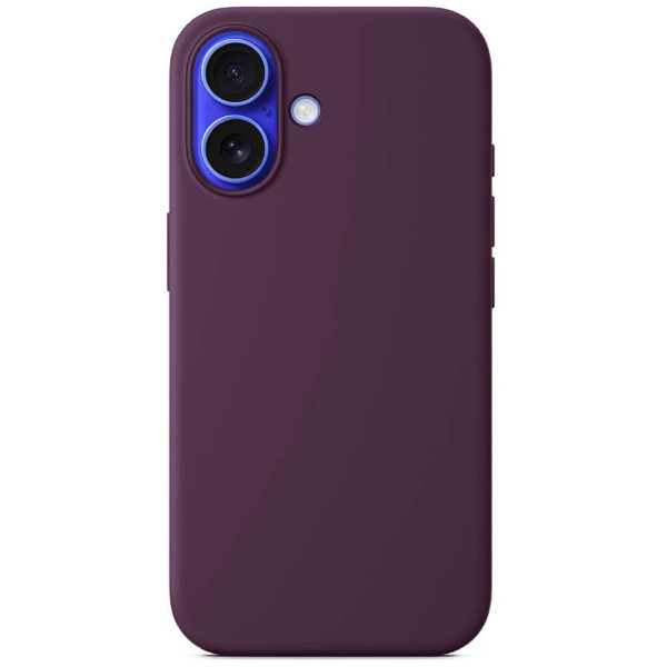 Чехол-накладка Monblan Magnetic Silicone MagSafe for iPhone 16 Plus Plum