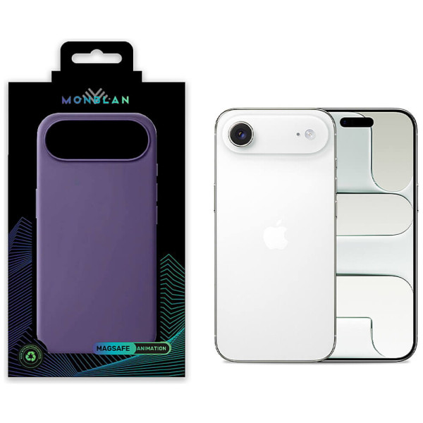 Чехол Monblan Magnetic Silicone MagSafe for iPhone Air Fog Purple