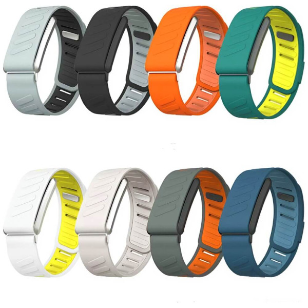 Ремешок для фитнес-браслета Monblan Whoop 5.0 MG SportFlex Series (Dark Gray-Orange)