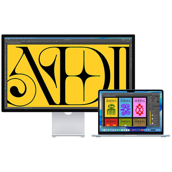 Монитор Apple Studio Display Tilt-adjustable stand (Standard Glass) (MFEX4)