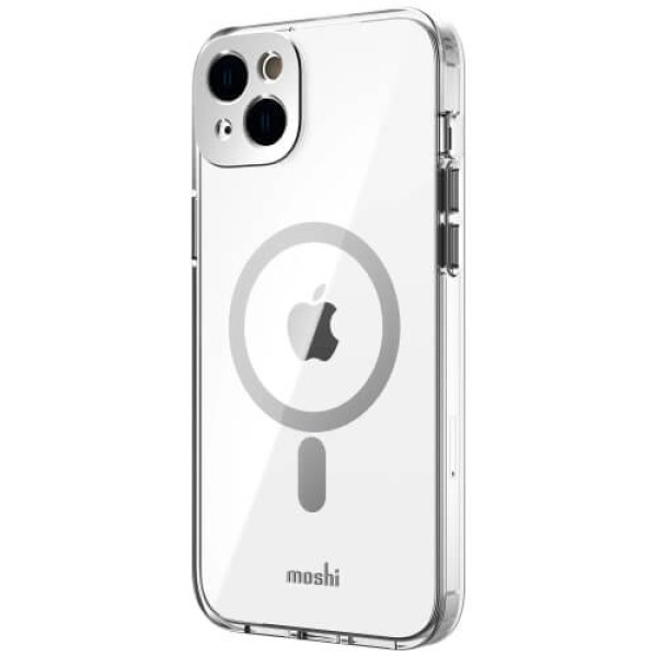Чехол-накладка Moshi iGlaze Slim Hardshell Case Luna Silver for iPhone 14 (99MO137205)