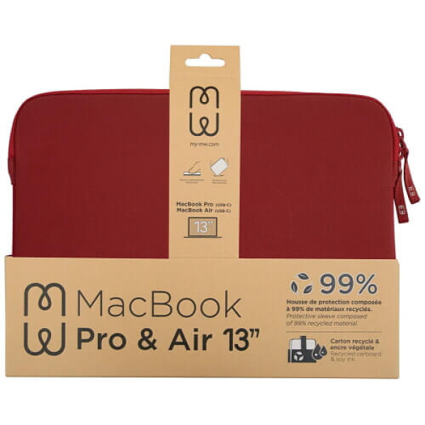 Чехол MW Basics 2Life Sleeve Case Red/White for MacBook Air 13'' M1-M4 (MW-410163)