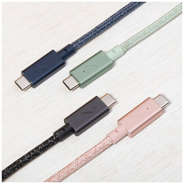 Кабель Native Union Belt Cable USB-C to USB-C Pro Cosmos Black (2.4 m) (BELT-C-CSBK-PRO-NP)