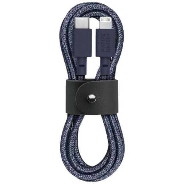 Кабель Native Union Belt Cable USB-C to Lightning Indigo (1.2 m) (BELT-CL-IND-2-NP)