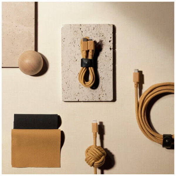 Кабель Native Union Belt Cable USB-C to Lightning Kraft (1.2 m) (BELT-CL-KFT-2-NP)