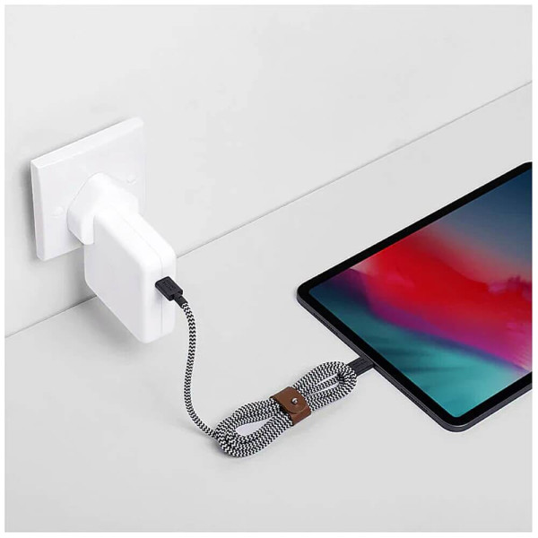 Кабель Native Union Belt XL Cable USB-C to USB-C Cosmos Zebra (3 m) (BELT-XL-C-ZEB-3-NP)