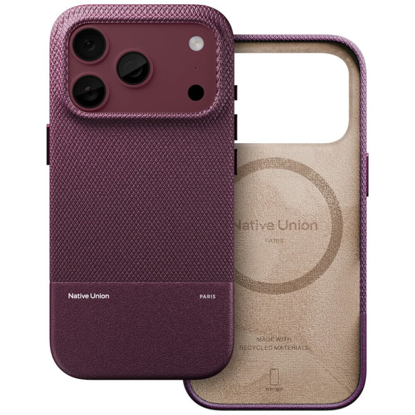 Чехол Native Union (RE) Classic Case Burgundy for iPhone 18 Pro Max/17 Pro Max (RECLA-BGY-NP26PM)