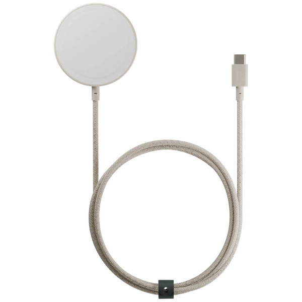 Беспроводное зарядное устройство Native Union SnapStand Qi2 Wireless Charger Sandstone (SNST-QI2-SAN)