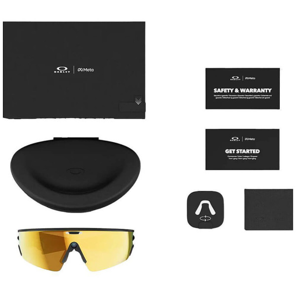 Смарт-очки Oakley Meta Vanguard Prizm 24k Lenses Black Frame (OW8001-0452) ГАРАНТИЯ 12 мес.