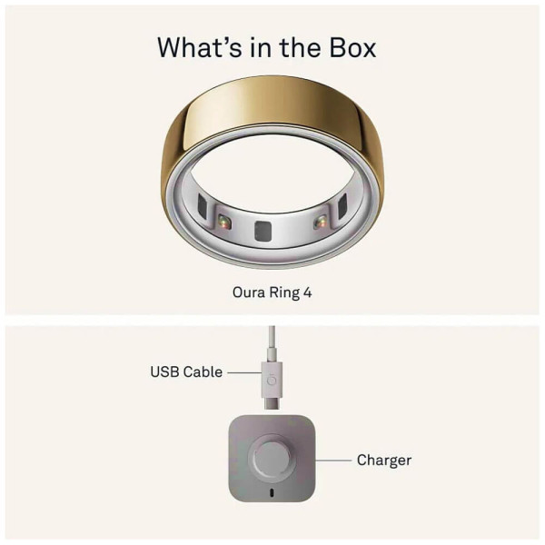 Смарт-кольцо Oura Ring 4 Gold Size 14 (JZ90-54216-14)