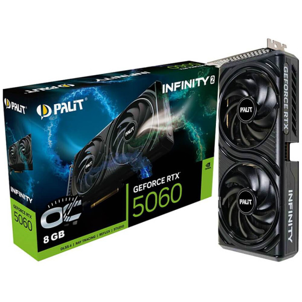 Видеокарта Palit GeForce RTX 5060 Infinity 2 OC (NE75060V19P1-GB2063L)