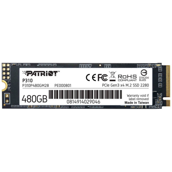SSD-накопитель PATRIOT P310 480GB (P310P480GM28)