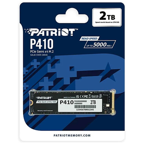 SSD-накопитель Patriot P410 2TB (P410P2TBM28H)