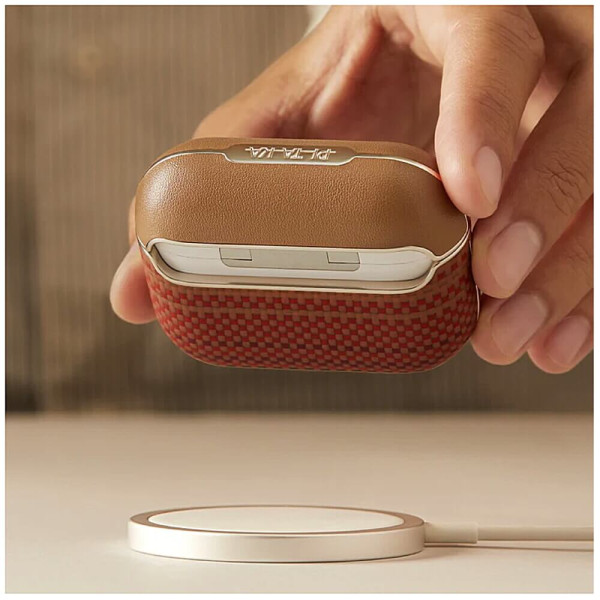 Чехол Pitaka Aramid Fiber Magnetic Case Moonrise for Airpods Pro 2nd Gen (APM2403)