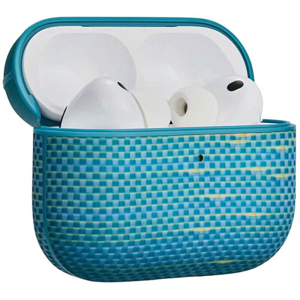 Чехол Pitaka Aramid Fiber Magnetic Case Lucid Blue for Airpods Pro 3rd Gen (APM2505)