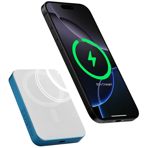 Внешний аккумулятор Pitaka Aramid Fiber Magnetic Power Bank Qi2 10000mAh Moonrise (PBQ2503)