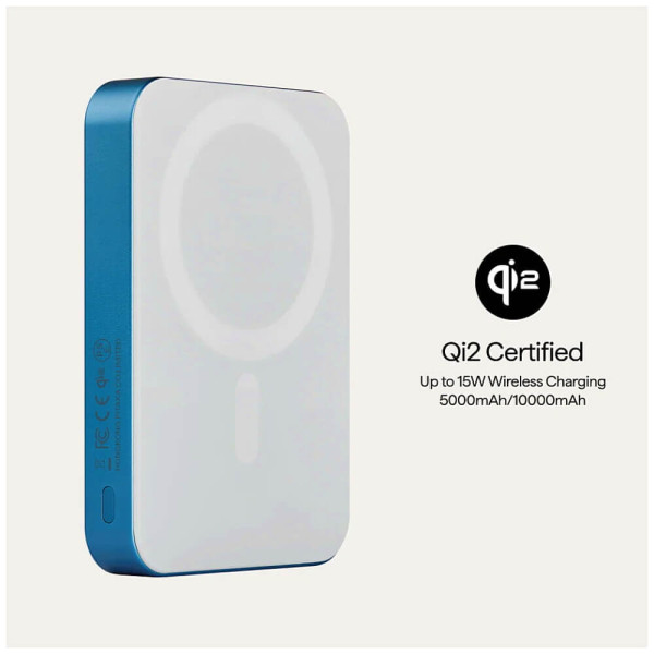Внешний аккумулятор Pitaka Aramid Fiber Magnetic Power Bank Qi2 10000mAh Moonrise (PBQ2503)