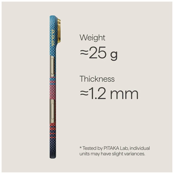 Чехол Pitaka Edge Ultra-Slim Case California Dream-03 for iPhone Air (SCD1703A)