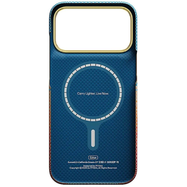 Чехол Pitaka Edge Ultra-Slim Case California Dream-01 for iPhone 18 Pro/17 Pro (KI1806P)