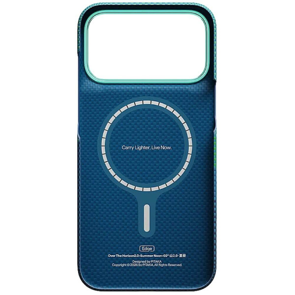 Чехол Pitaka Edge Ultra-Slim Case Over The Horizon Summer Noon-02 for iPhone 18 Pro Max/17 Pro Max (KI1809PM)