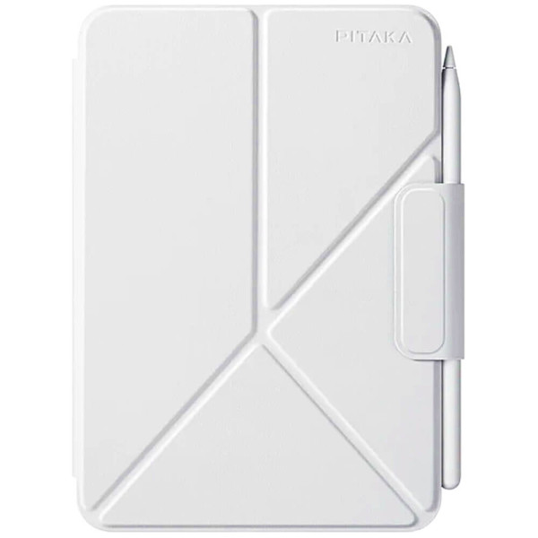 Чехол-книжка Pitaka MagEZ Case Folio 2 White for iPad mini 6/iPad mini 7 (A17 Pro) (FIM2402)