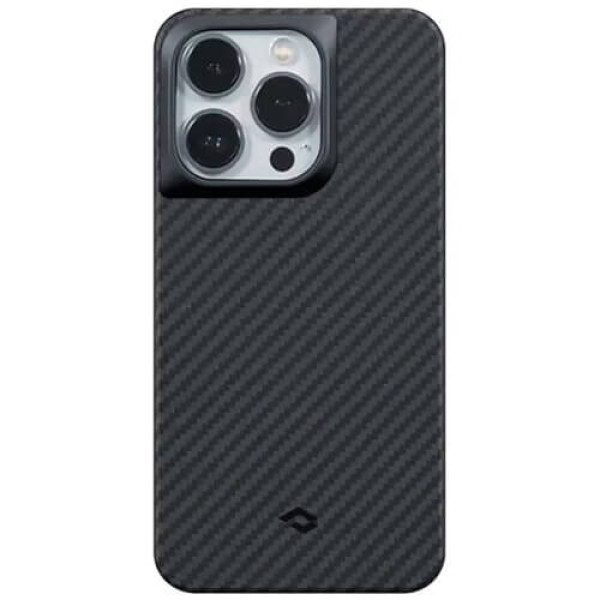 Чехол-накладка Pitaka MagEZ Case Pro 3 for iPhone 14 Pro Max Twill Black/Grey (KI1401PMP)