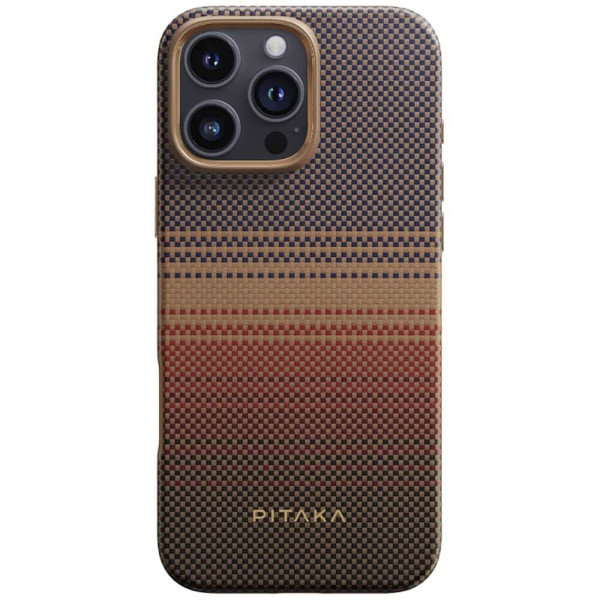 Чехол-накладка Pitaka Military-Grade Protective Sunset for iPhone 16 Pro Max (KI1601PPSUM)