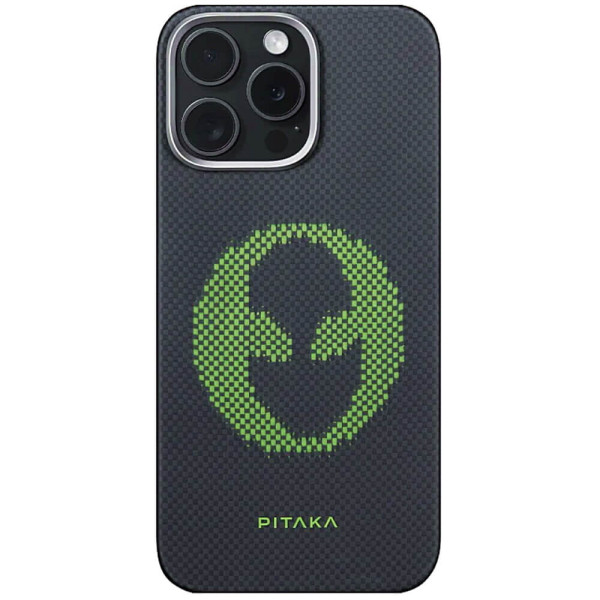 Чехол-накладка Pitaka Tactile Woven Case Aries Alien for iPhone 16 Pro (KI1601AL)