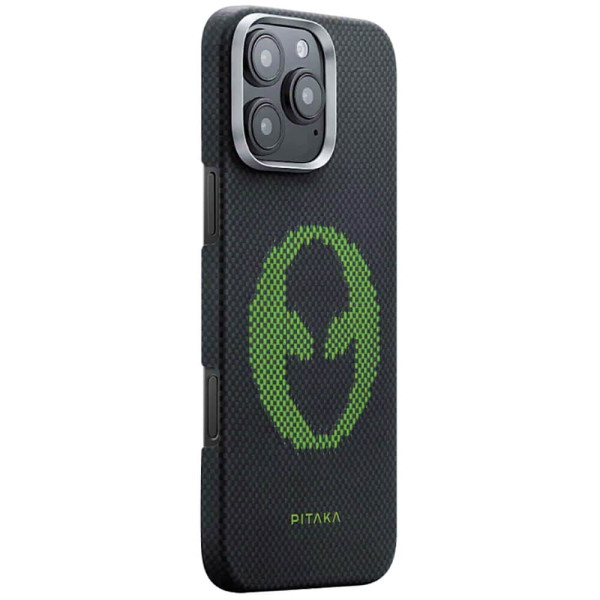 Чехол-накладка Pitaka Tactile Woven Case Aries Alien for iPhone 16 Pro Max (KI1601ALP)