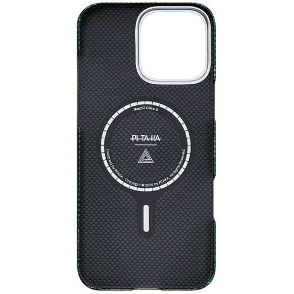 Чехол-накладка Pitaka Tactile Woven Case Re-TROS Refining for iPhone 16 Pro (KI1602RTR)