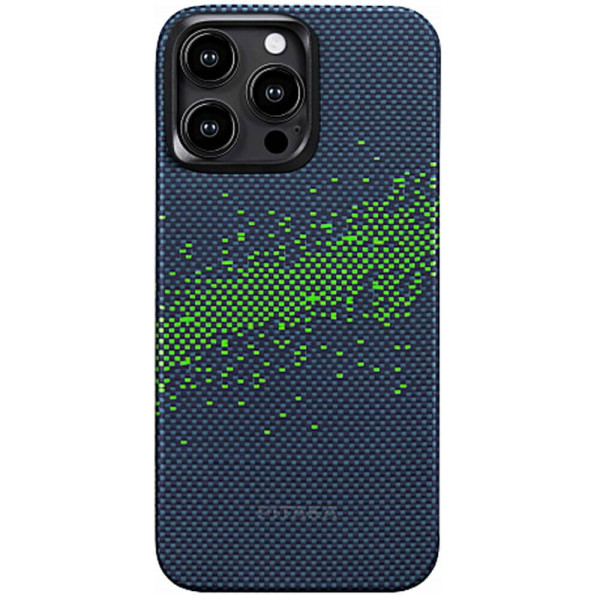Чехол-накладка Pitaka Tactile Woven Case StarPeak Lumintex Milky Way Galaxy for iPhone 16 Pro (KI1603PMYG)