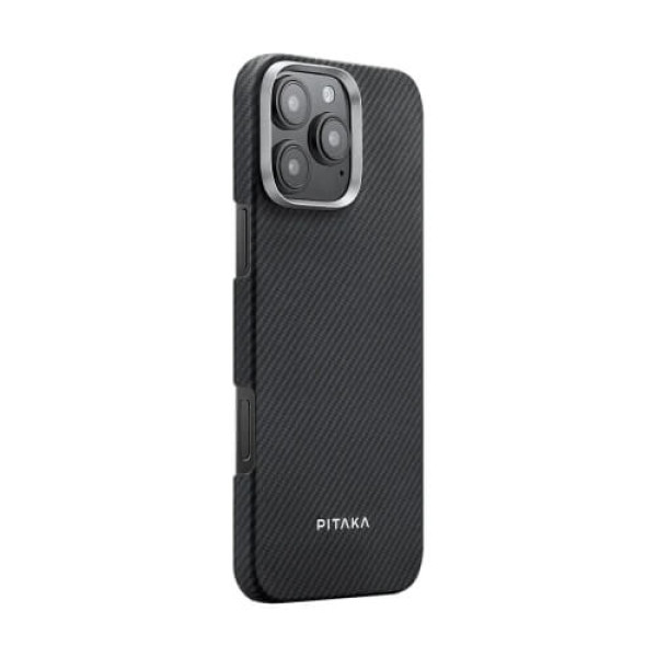 Чехол-накладка Pitaka Ultra-Slim Case Classic Twill 600D Black/Grey for iPhone 16 Pro (KI1601PA)