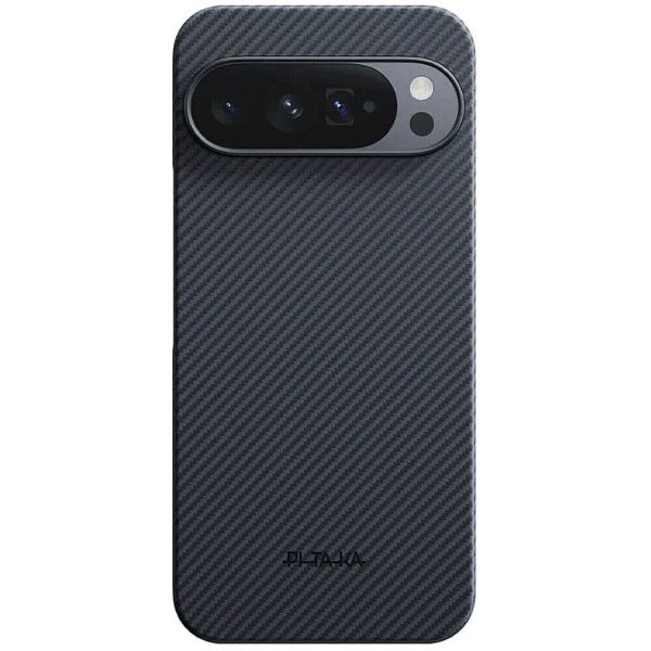 Чехол-накладка Pitaka Ultra-Slim Case Classic Twill 600D Black/Grey for Google Pixel 10 Pro XL (GPB2503)