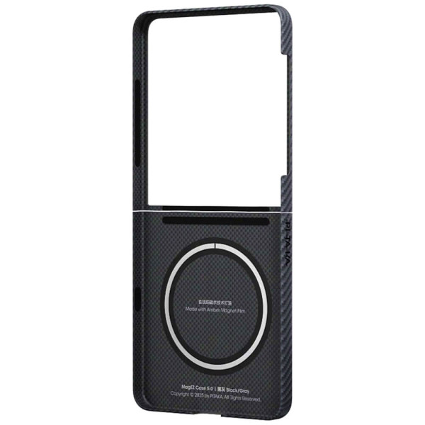 Чехол-накладка Pitaka Ultra-Slim Case Twill Black/Grey for Samsung Galaxy Z Flip 7 (FBFLIP7)