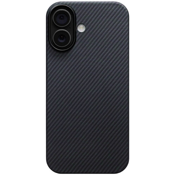 Чехол-накладка Pitaka Ultra-Slim Case Twill Black/Grey for iPhone 17 (KI1701)