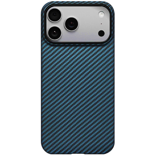 Чехол Pitaka Ultra-Slim Case Twill Blue/Grey for iPhone 17 Pro (KI1706BP)