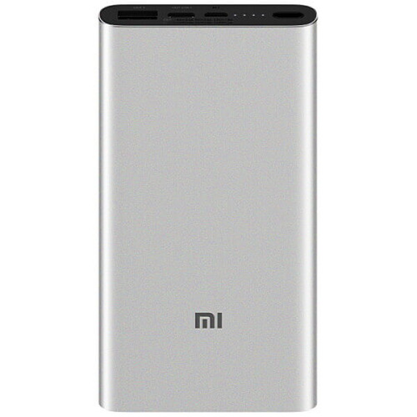 Внешний аккумулятор Xiaomi Mi Power Bank 3 10000 mAh (USB+Type-C) PLM12ZM Silver (VXN4251CN/VXN4273GL) (OPEN BOX)