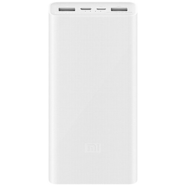 Внешний аккумулятор Xiaomi Mi Power Bank 3 20000 mAh (2USB+Type-C) PLM18ZM White (VXN4258CN)
