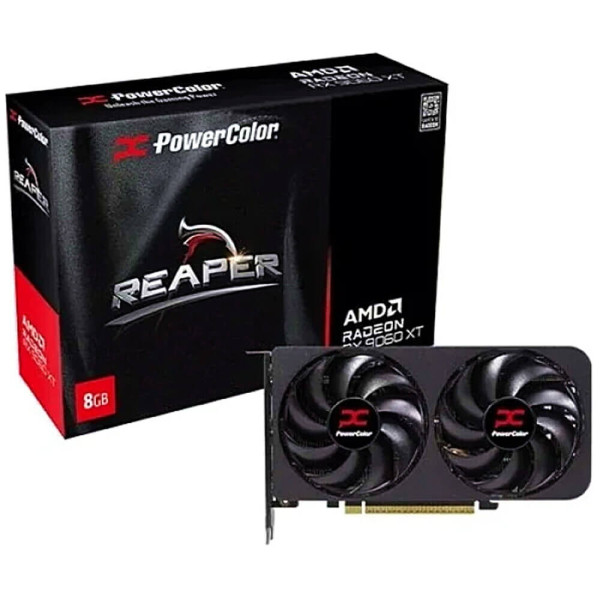 Видеокарта PowerColor Radeon RX 9060 XT Reaper 8GB (RX9060XT 8G-A)