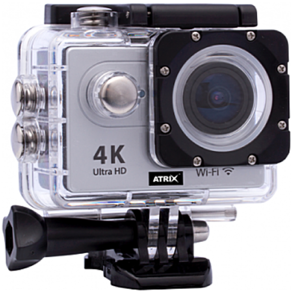Экшн-камера ATRIX ProAction H9 4K Ultra HD Silver
