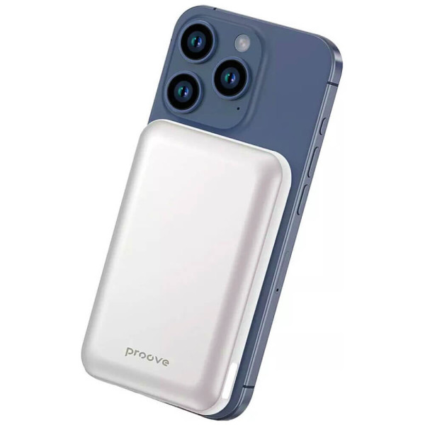 Внешний аккумулятор Proove Vibe Energy Plus 10000mAh 22.5W Silver/White (PBVE15012206)