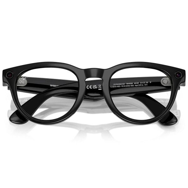 Смарт-очки Ray-Ban | Meta Headliner Large - Shiny Black / Clear to Sapphire Transitions (RW4009F 601/MF 51-23)