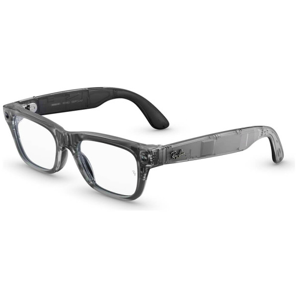 Смарт-очки Ray-Ban Meta Blayzer Optics Gen2 Standard Matte Transparent Ice Grey/Clear (RW7001 8529 50-19)