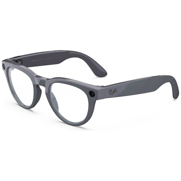 Смарт-очки Ray-Ban Meta Headliner Gen 2 Standard Shiny Asteroid Grey Frame/Clear to Emerald Transitions Lenses (RW4013 6702CE 50-23)