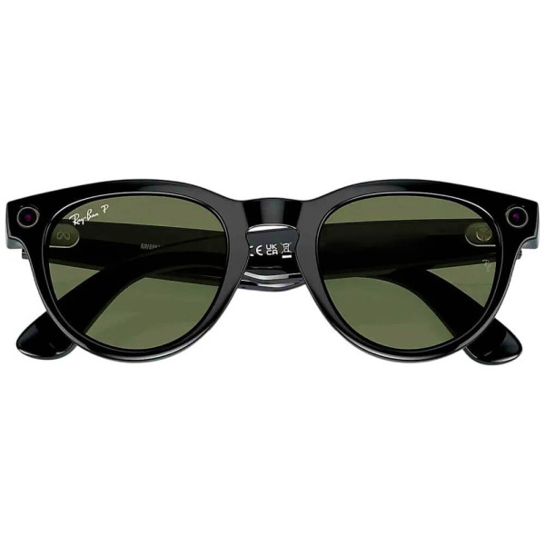 Смарт-очки Ray-Ban Meta Headliner Gen 2 Low Bridge Fit Standard Shiny Black Frame/G-15 GreenLenses (RW4013F 601/71 51-23)