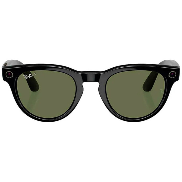 Смарт-очки Ray-Ban Meta Headliner Gen 2 Low Bridge Fit Standard Shiny Black Frame/G-15 GreenLenses (RW4013F 601/71 51-23)