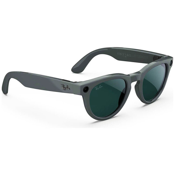 Смарт-очки Ray-Ban Meta Headliner Gen 2 Standard Shiny Asteroid Grey Frame/Clear to Emerald Transitions Lenses (RW4013 6702CE 50-23)