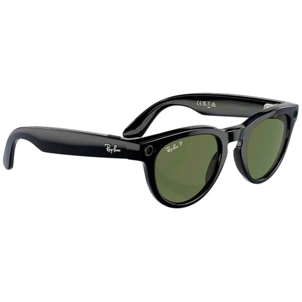 Смарт-очки Ray-Ban Meta Headliner Gen 2 Low Bridge Fit Standard Shiny Black Frame/G-15 GreenLenses (RW4013F 601/71 51-23)