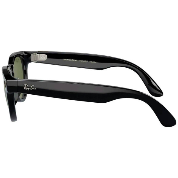 Смарт-очки Ray-Ban Meta Headliner Shiny Black Frame/Green Lenses (RW4009F 601/9A 50-23)