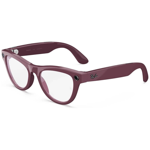 Смарт-очки Ray-Ban Meta Skyler Gen 2 St.Shiny Mystic Violet Frame/Clear to Amethyst Transit.Lens. (RW4014 6701CH 52-20)
